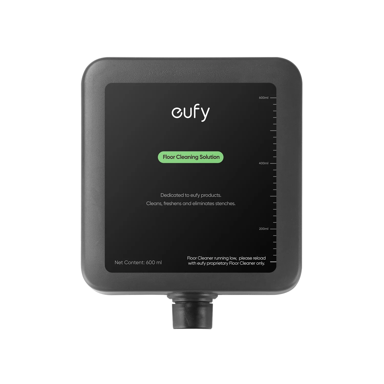 Eufy Home Collection Floor Cleaning Solution, Ready to Use, 600 ml, Floor Cleaning Solution, Safe, Compatible with E25 Robot Vacuum Accessories, Replacement Parts