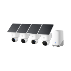 Eufy Home Collection SoloCam E42 4-Cam Kit (HomeBase S380) Wireless Security Camera Smart Home Security, Home Security Accessories
