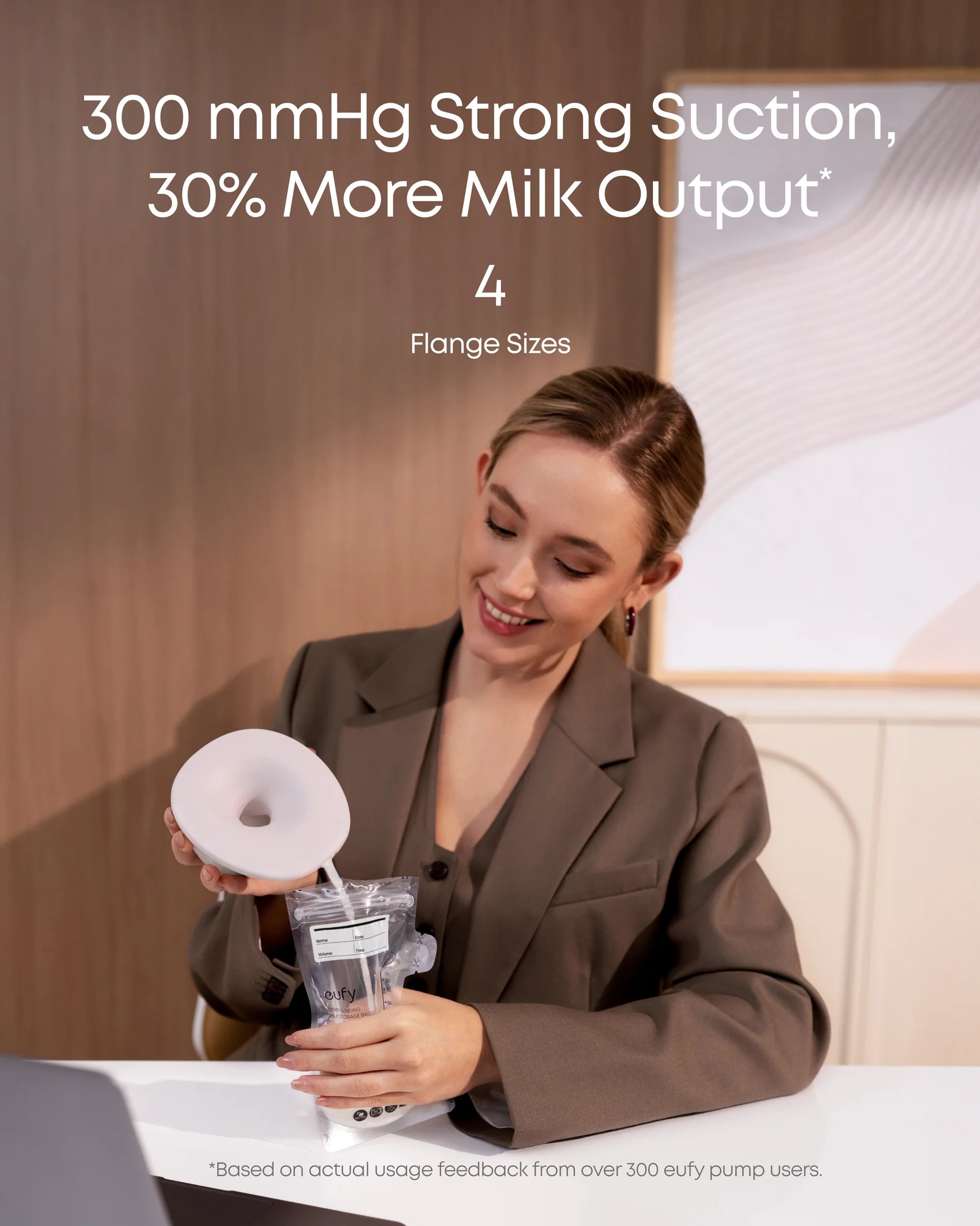 Eufy Home Collection Wearable Breast Pump S1 Hands-Free Breast Pump + Milk Container Breast Pump Accessories, Hands-Free Pump Parts - Image 4