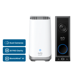 Eufy Home Collection Video Doorbell E340 Smart Video Doorbell + eufy HomeBase S380
