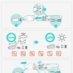Eufy Home Collection HomeVac H30 Replacement Filter Kit HEPA Replacement Filter Robot Vacuum Accessories, Replacement Parts