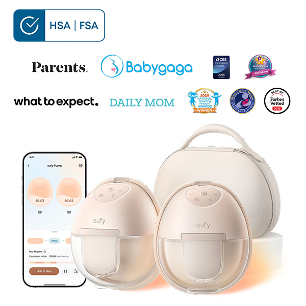 Eufy Home Collection Breast Pump S1 & Baby Bottle Washer S1 Pro Breast Pump Accessories, Hands-Free Pump Parts