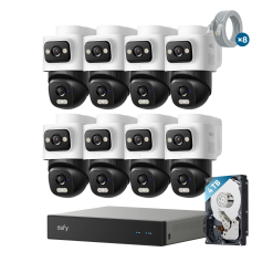 Eufy Home Collection Security NVR System E50-8-Cam Kit 4TB 4K Home Security System