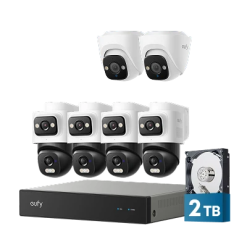 Eufy Home Collection Security NVR System E50-4-Cam Kit+2 Turret Cam 4K Home Security System
