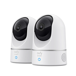 Eufy Home Collection Indoor Cam E220 (2K, 2-Cam Kit, Pan & Tilt) Indoor Security Camera