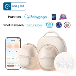 Eufy Home Collection Breast Pump S1 Pro + Milk Container (2-Pack)