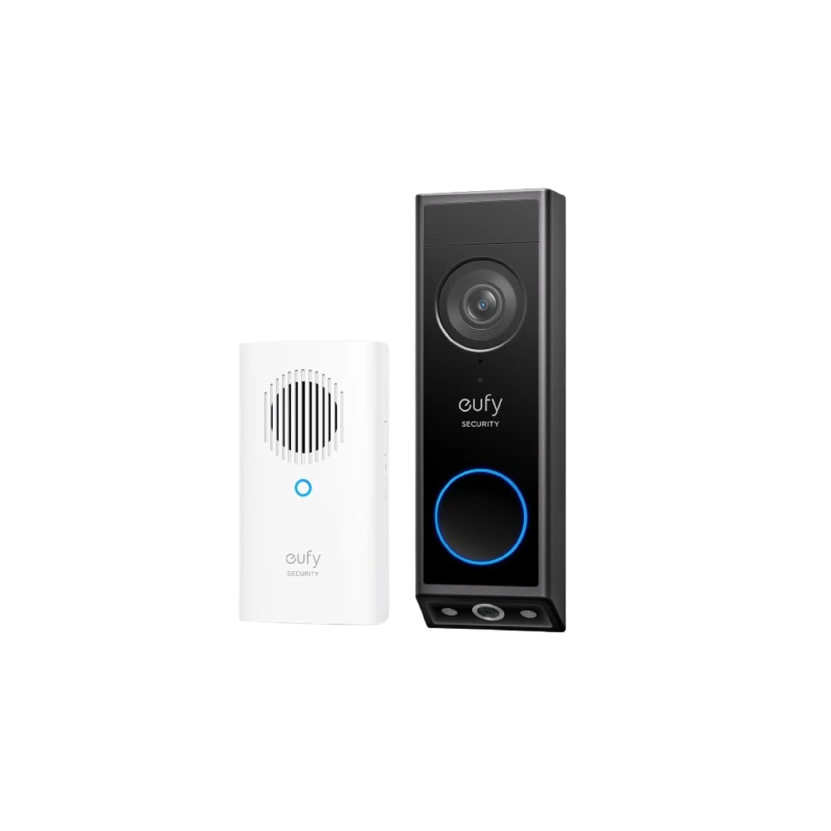 Eufy Home Collection Video Doorbell E340 and Add-On Chime Smart Video Doorbell Smart Home Security, Home Security Accessories
