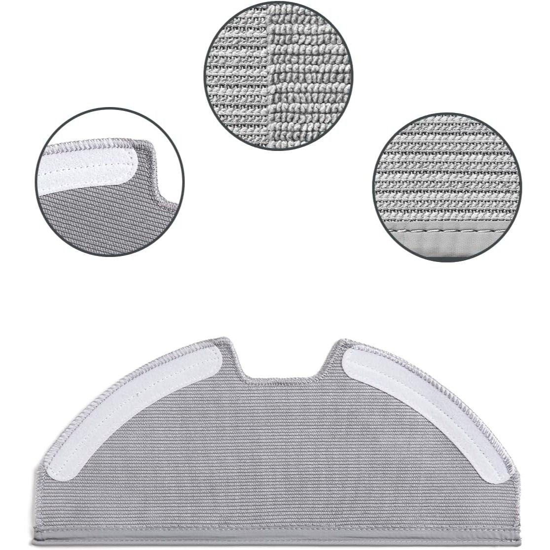 Eufy Home Collection 2-Pack Vacuum Mop Replacement Pads, Compatible with eufy X8 Pro Series Robot Vacuums, Washable and Reusable Soft Mopping Pad Parts Accessories Robot Vacuum Accessories, Replacement Parts - Image 2