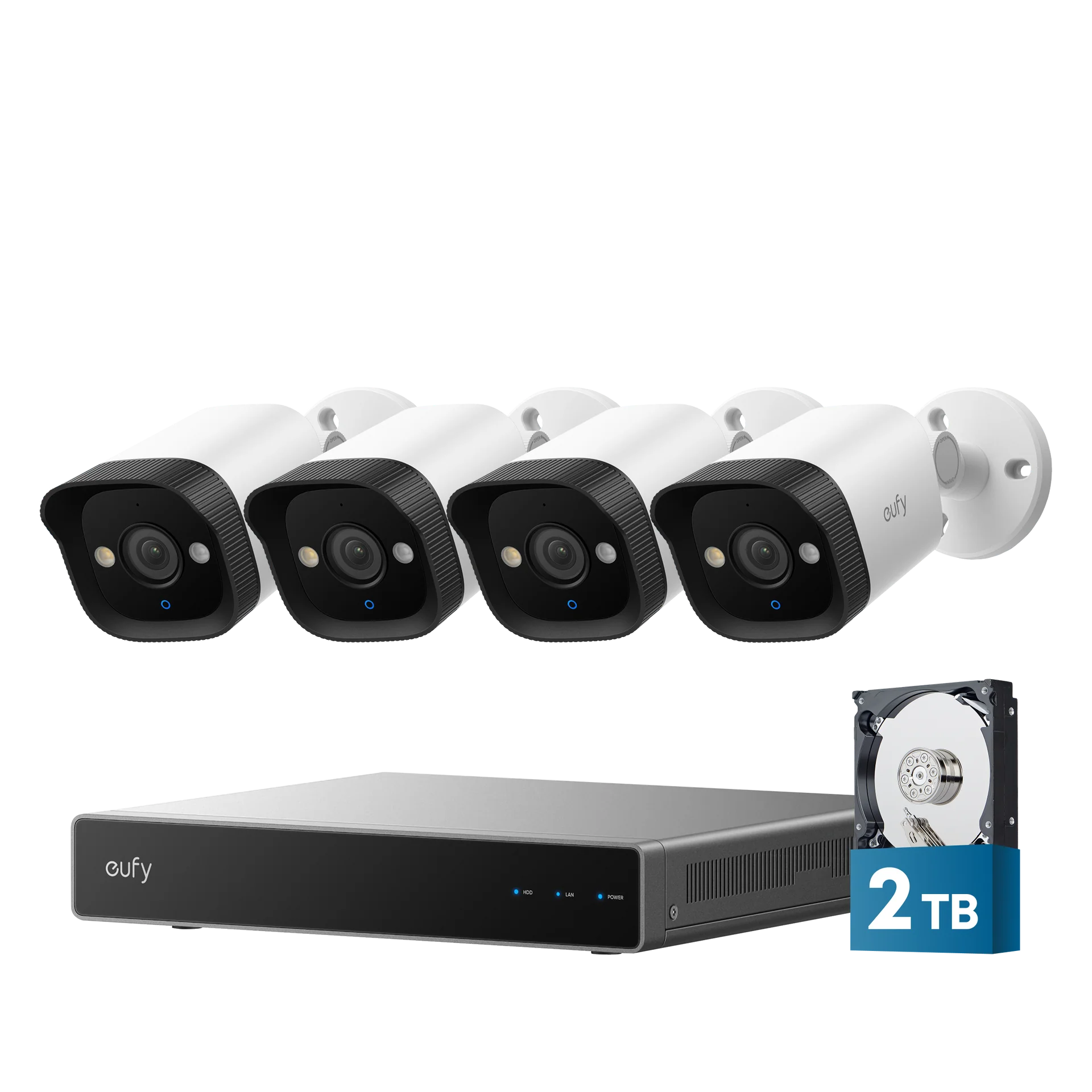 Eufy Home Collection PoE NVR Security System E40 Smart Home Security, Home Security Accessories