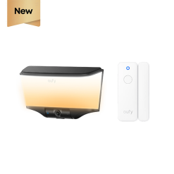 Eufy Home Collection Wall Light Cam S4 + Entry Sensor Smart Home Security, Home Security Accessories