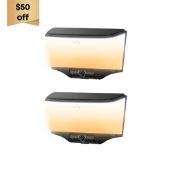 Eufy Home Collection Wall Light Cam S4 (2 pack) Smart Home Security, Home Security Accessories