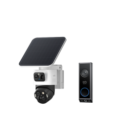 Eufy Home Collection eufyCam S4 Smart Video Doorbell + Video Doorbell E340 Smart Home Security, Home Security Accessories