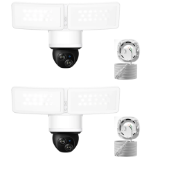 Eufy Home Collection Floodlight Camera E340 with AC Cable (2-Cam Pack)