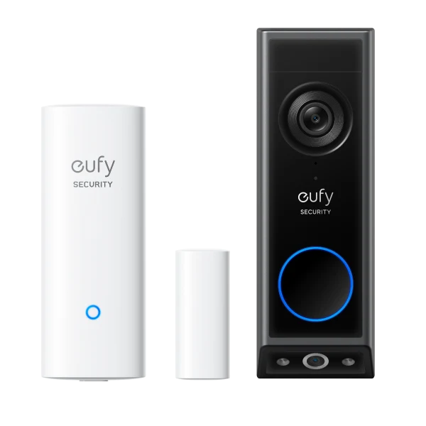 Eufy Home Collection Video Doorbell E340 Smart Video Doorbell + Entry Sensor Smart Home Security, Home Security Accessories