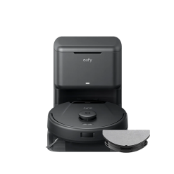 Eufy Home Collection Refurbished eufy L60 Hybrid Robot Vacuum Smart Robot Vacuum with Self Empty Station (Certified, 90% New)