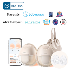 Eufy Home Collection Wearable Breast Pump S1 Hands-Free Breast Pump + Milk Container