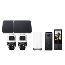 Eufy Home Collection eufyCam S4 2-Cam Kit + eufy FamiLock S3 Max