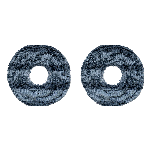 Eufy Home Collection 2-Pack Vacuum Mop Replacement Pads, Compatible C20 Series Robot Vacuums, Washable and Reusable Soft Mopping Pad Parts Accessories Robot Vacuum Accessories, Replacement Parts