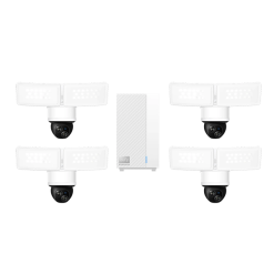 Eufy Home Collection Floodlight Camera E340 (4-Cam Kit) + eufy HomeBase Professional S1