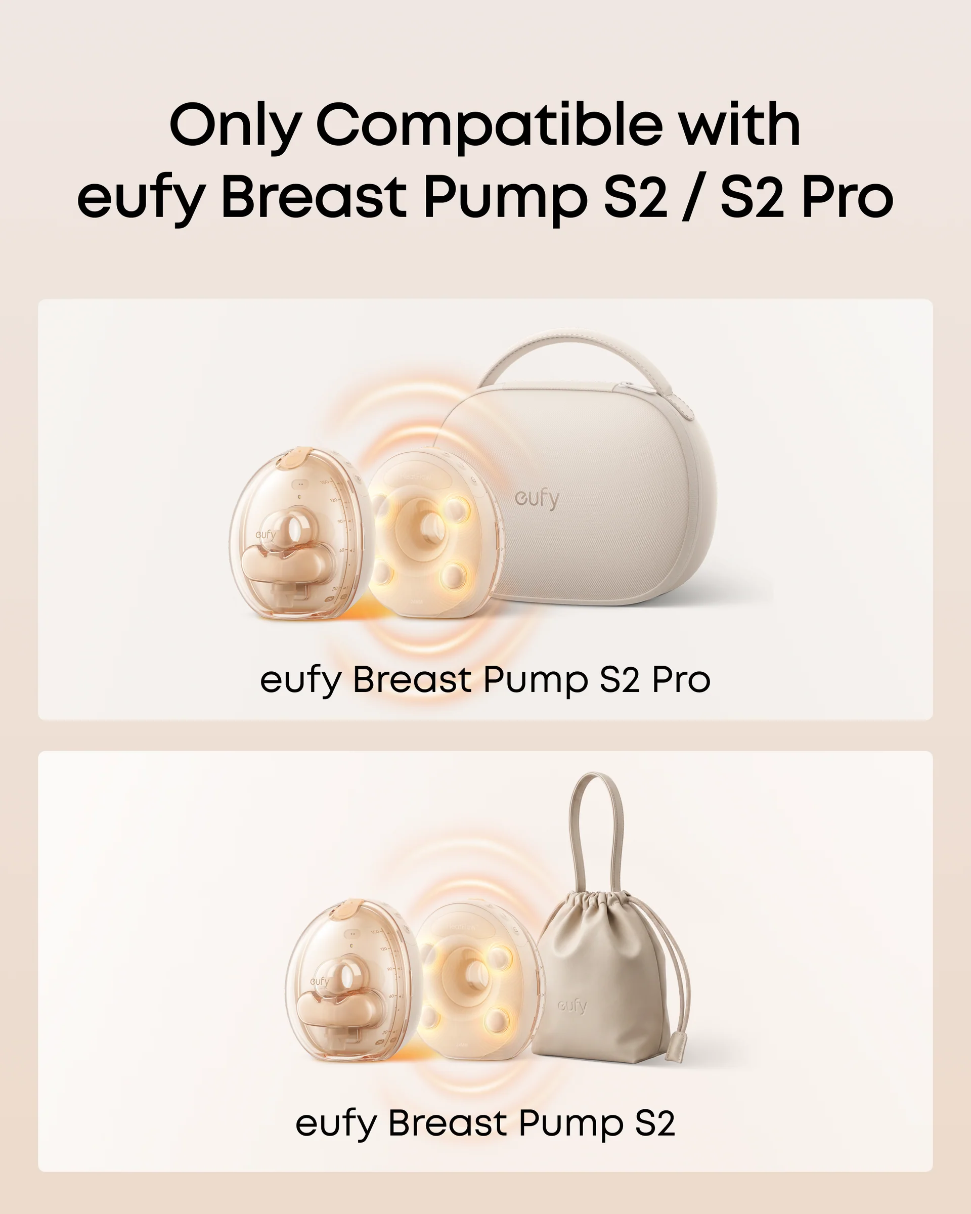 Eufy Home Collection Duckbill Valves (4-Pack) for Breast Pump S2 / S2 Pro Breast Pump Accessories, Hands-Free Pump Parts - Image 2