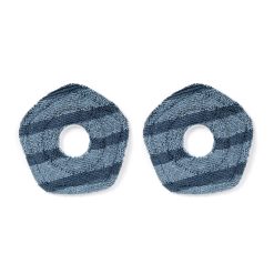 Eufy Home Collection 2 Washable Vacuum Mop Cloths, Compatible with eufy X10 Pro Omni and eufy X9 Pro Robot Vacuums, Washable and Reusable Soft Mopping Pad, Parts, Accessories