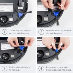 Alternative view of Eufy Home Collection Side brush, Compatible with 11S,11S PLUS,11S MAX,12,15C,15C MAX,15T,25C,30,30C Robot Vacuum Accessories, Replacement Parts