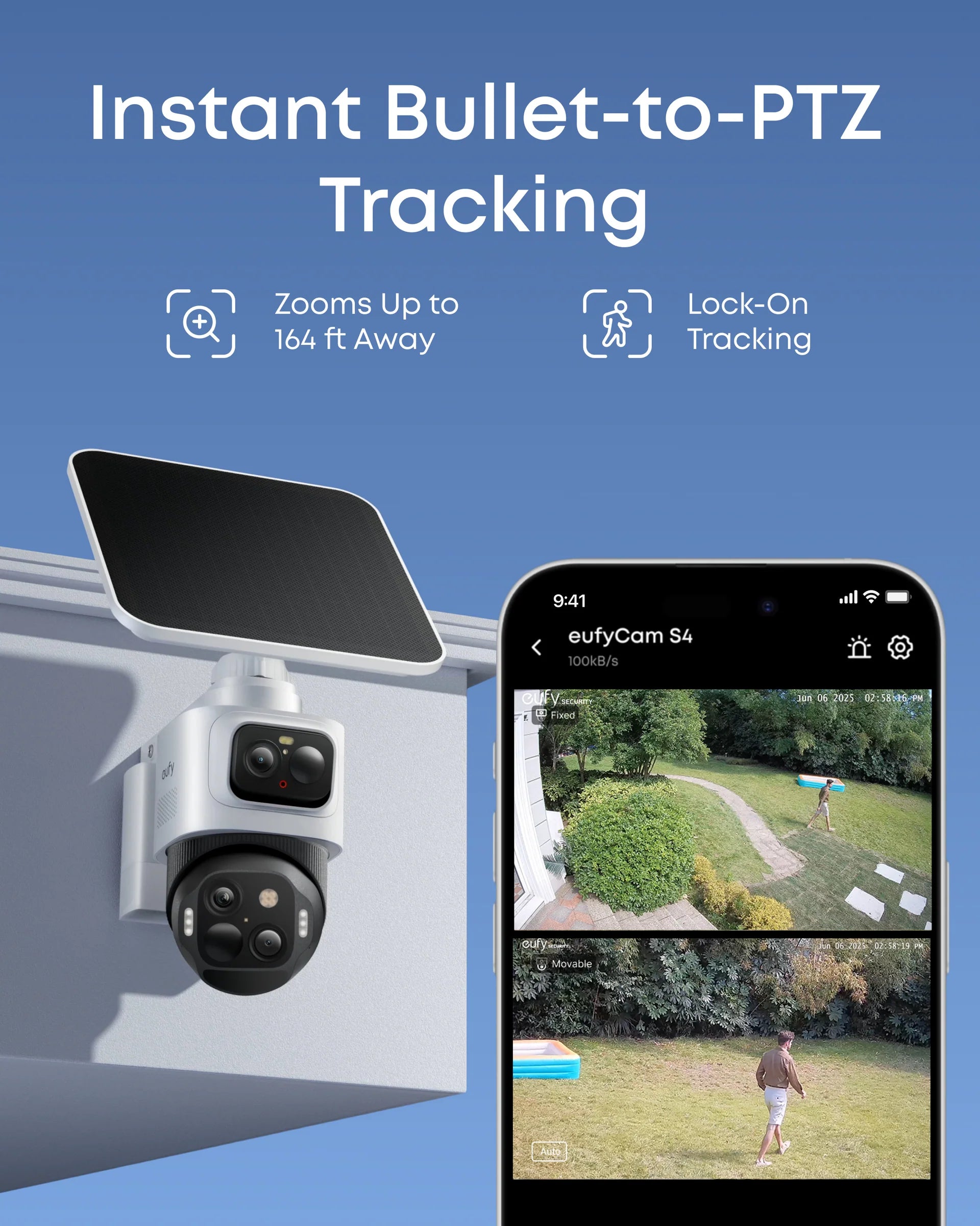 Eufy Home Collection eufyCam S4 2-Cam Kit Smart Video Doorbell + Video Doorbell E340 Smart Home Security, Home Security Accessories - Image 4