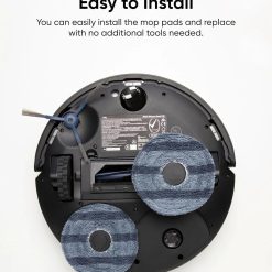 Alternative view of Eufy Home Collection 2-Pack Vacuum Mop Replacement Pads, Compatible C20 Series Robot Vacuums, Washable and Reusable Soft Mopping Pad Parts Accessories