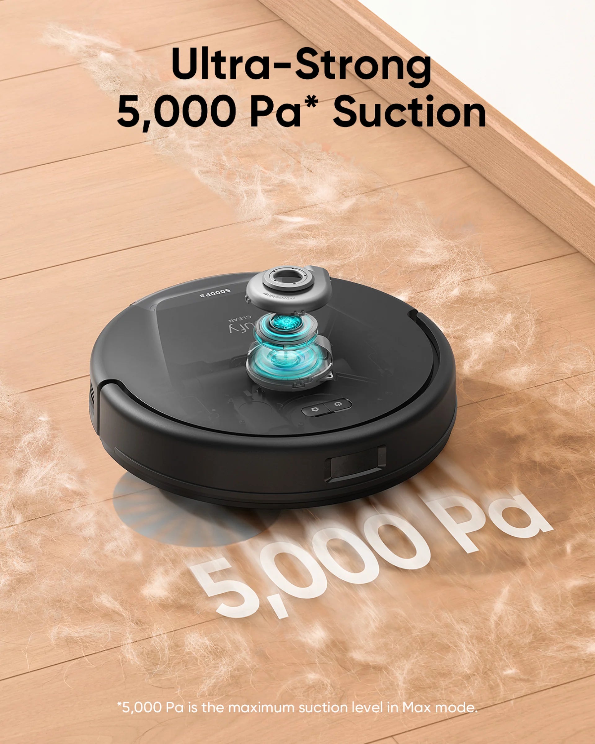 Eufy Home Collection Refurbished eufy L60 Hybrid Robot Vacuum Smart Robot Vacuum with Self Empty Station (Certified, 90% New) Robot Vacuum Accessories, Replacement Parts - Image 3