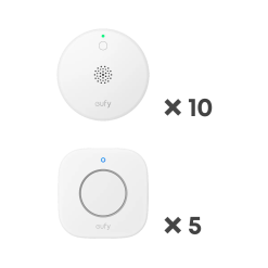 Eufy Home Collection Smoke Alarm E1010 Pack)+ eufy Indoor Siren E205 Pack)