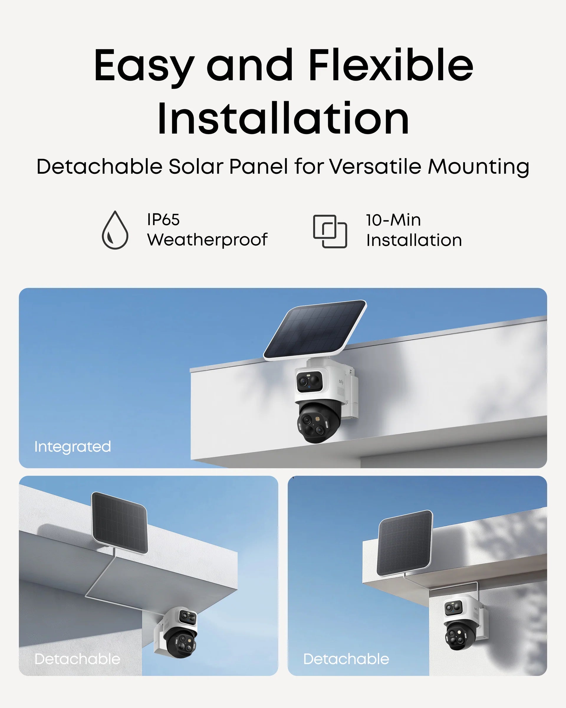 Eufy Home Collection eufyCam S4 4-Cam Kit Smart Video Doorbell + Video Doorbell E340 Smart Home Security, Home Security Accessories - Image 6
