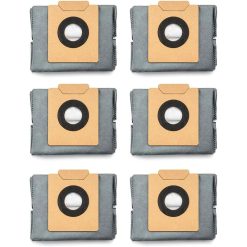 Eufy Home Collection 6-Pack Large Capacity Dust Bags Compatible with X10 Pro Omni Robot Vacuum Robot Vacuum Accessories, Replacement Parts