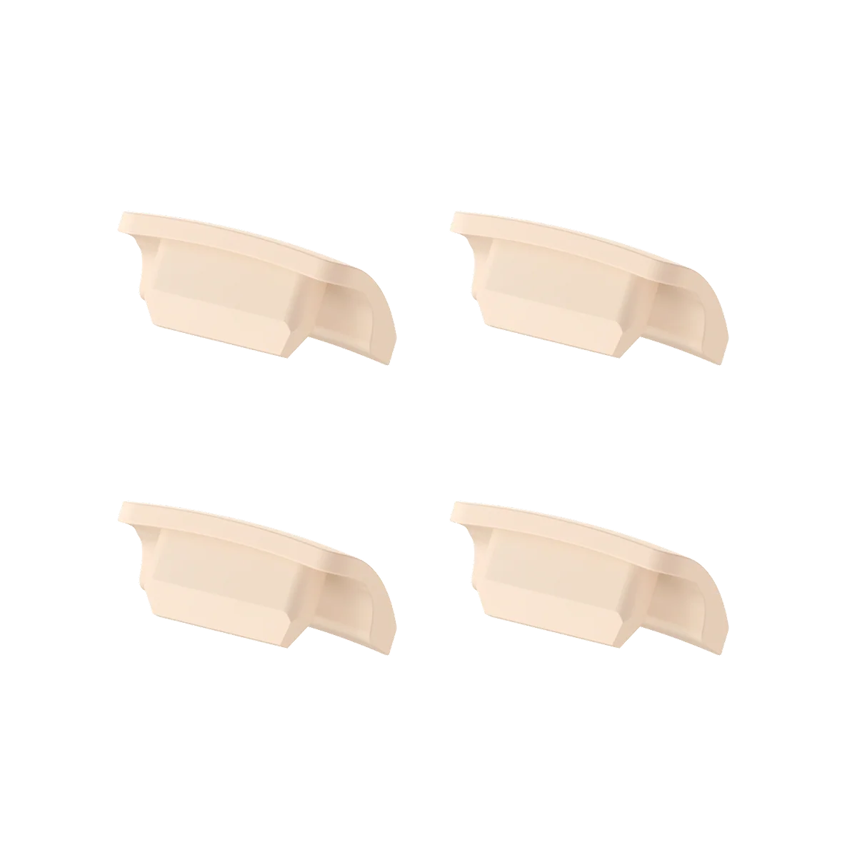 Eufy Home Collection Spout Cap (4-Pack) Hands-Free Breast Pump for Wearable Breast Pump E10/E20/S1/S1 Pro Breast Pump Accessories, Hands-Free Pump Parts