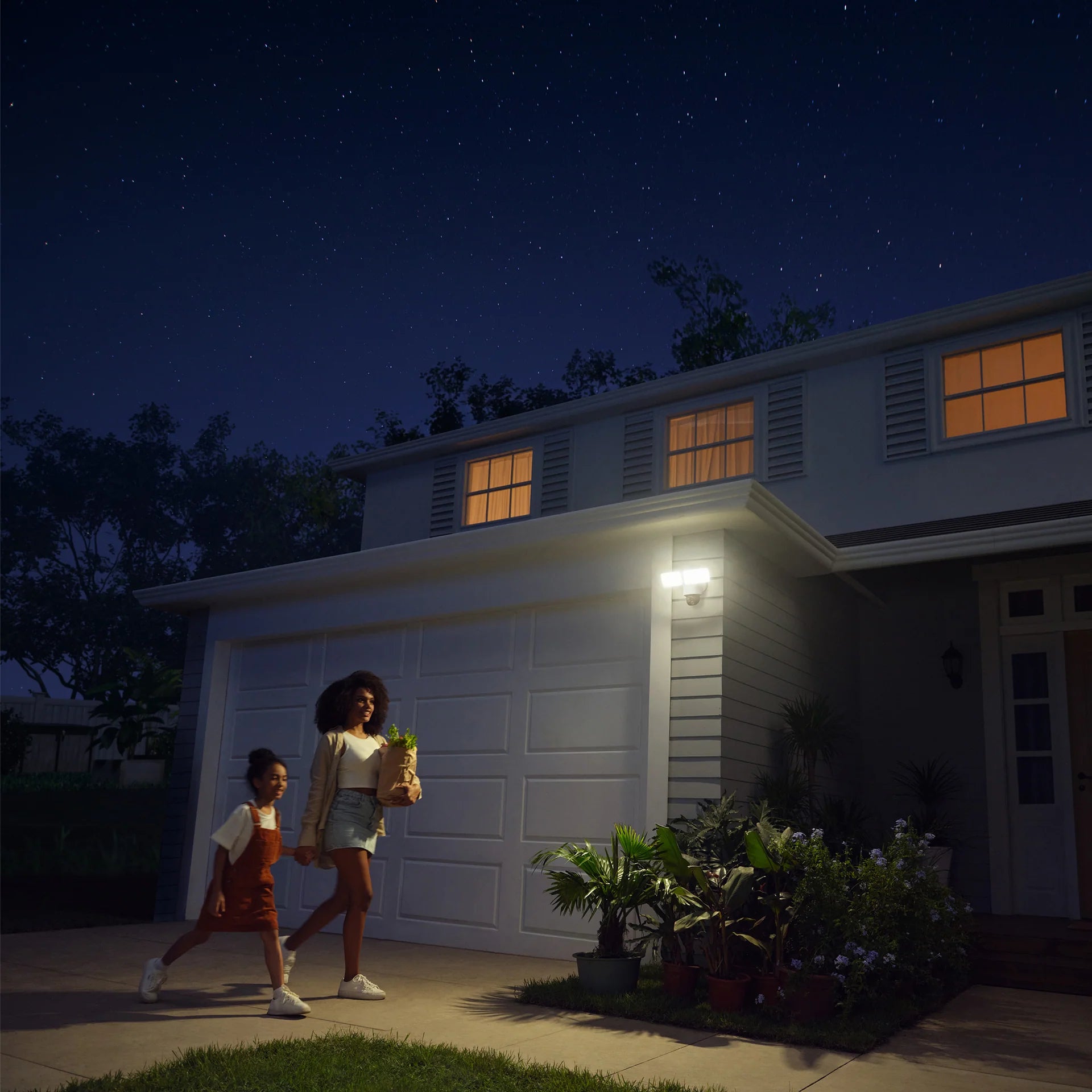 Eufy Home Collection Floodlight Camera E340 with AC Cable (2-Cam Pack) Smart Home Security, Home Security Accessories - Image 3